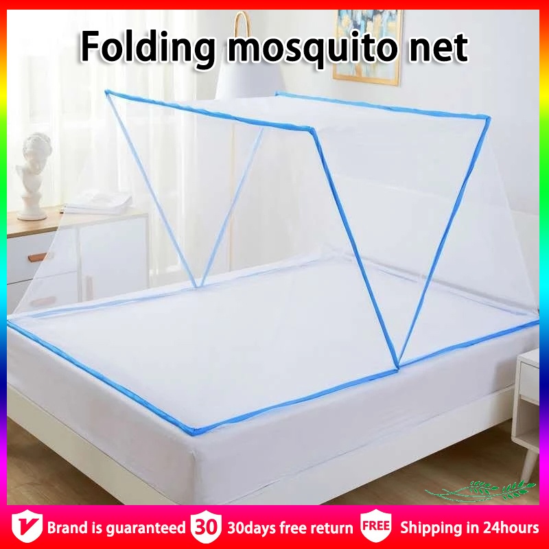 foldable mosquito tent bed canopy kulambo net adult portable outdoor ...