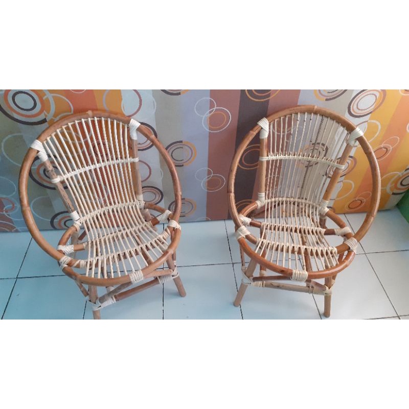 Terrace Chair | Small Size Rattan Lounge Chair | Shopee Philippines