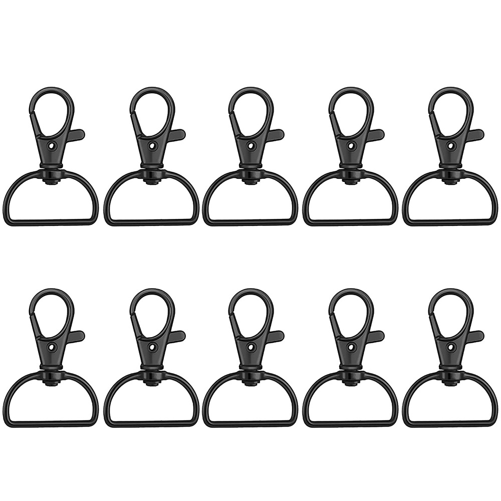 D Ring Swivel Lobster Claw Clasp 10Pcs Swivel Clasps With D Rings