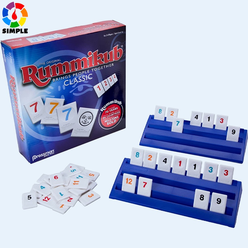 Rummikub - Rummy Tile Board Game Family Game | Shopee Philippines