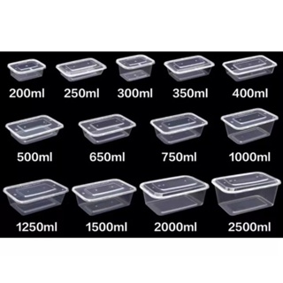 Disposable Plastic Microwavable Food Containers - 32oz Lunch Box 20pcs  Disposable - Aliexpress