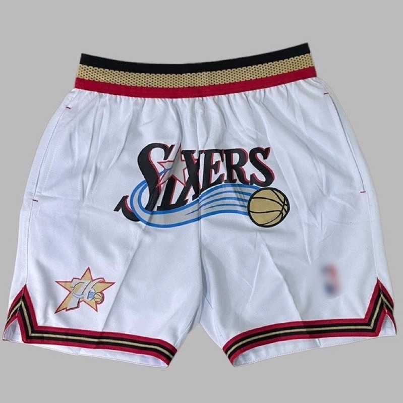 Sixers Retro Men's Sports Shorts Casual Shorts Basketball Shorts #3 ...