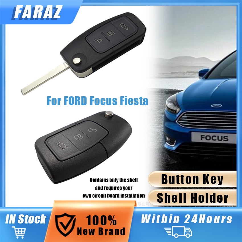 Flip Remote Ford Focus Fiesta Max Ecosport Mondeo 3 Button Key Shell ...