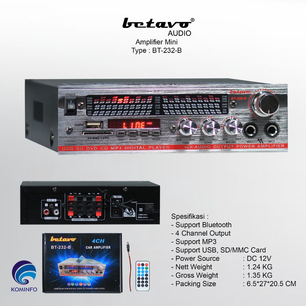 Mini Amplifier Betavo Bt B Shopee Philippines