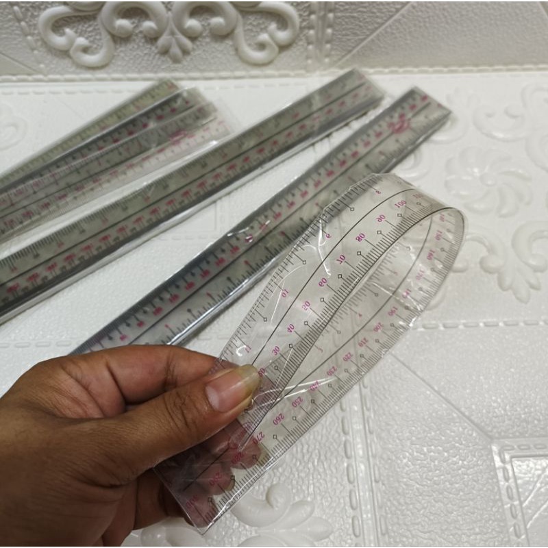 12 inches flexible ruler available 12 pcs | Shopee Philippines
