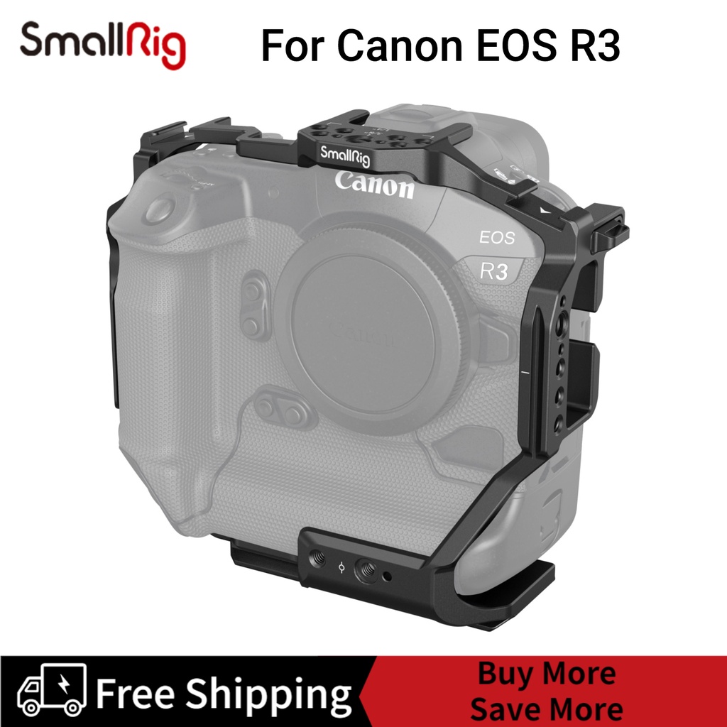 SmallRig Cage for Canon R3 Built-in Plate for Arca-Swiss for Quick ...