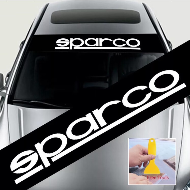 （Free Tools）Car Front Rear Window Windshield Decal Sticker Cover ...