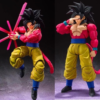 Dragon Ball Demoniacal Fit DF SHF SSJ2 Goku Majin Buster Super Saiyan  Action Figure Toy Model