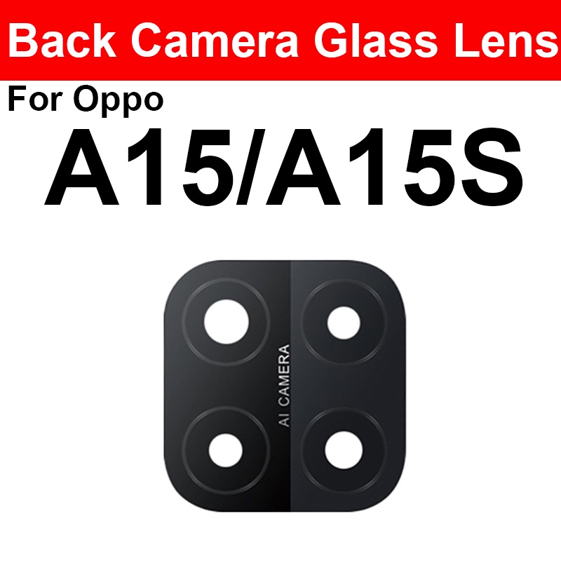 Lentille De Caméra Arrière En Verre + Adhésif Pour OPPO A15S, A15, A35 Et Autres Modèles