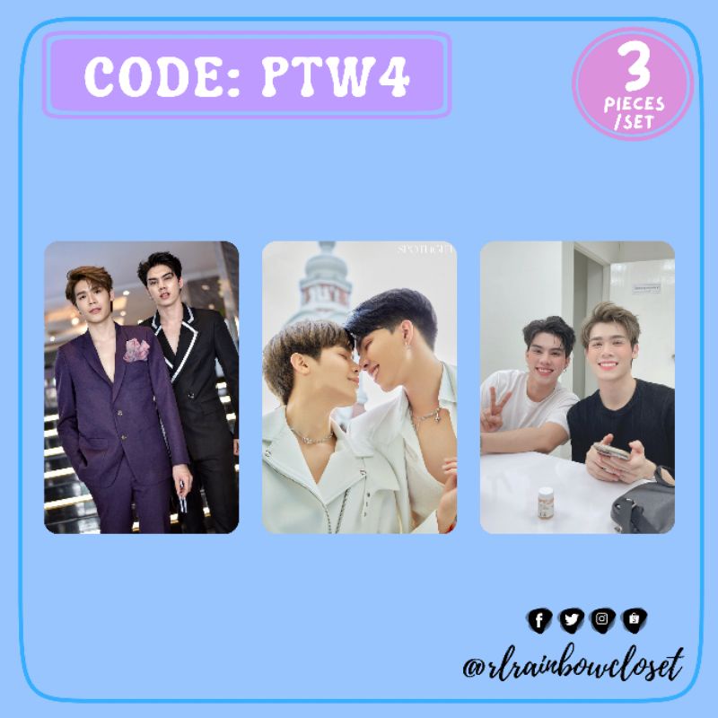 Thai BL FortPeat Photocards Fort Thitipong Peat Wasuthorn BabyFeat