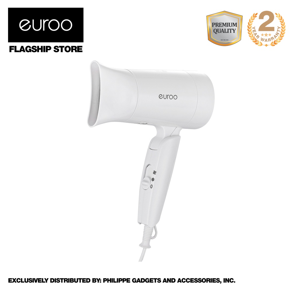 EUROO EPC 101F Foldable Hair Dryer Shopee Philippines