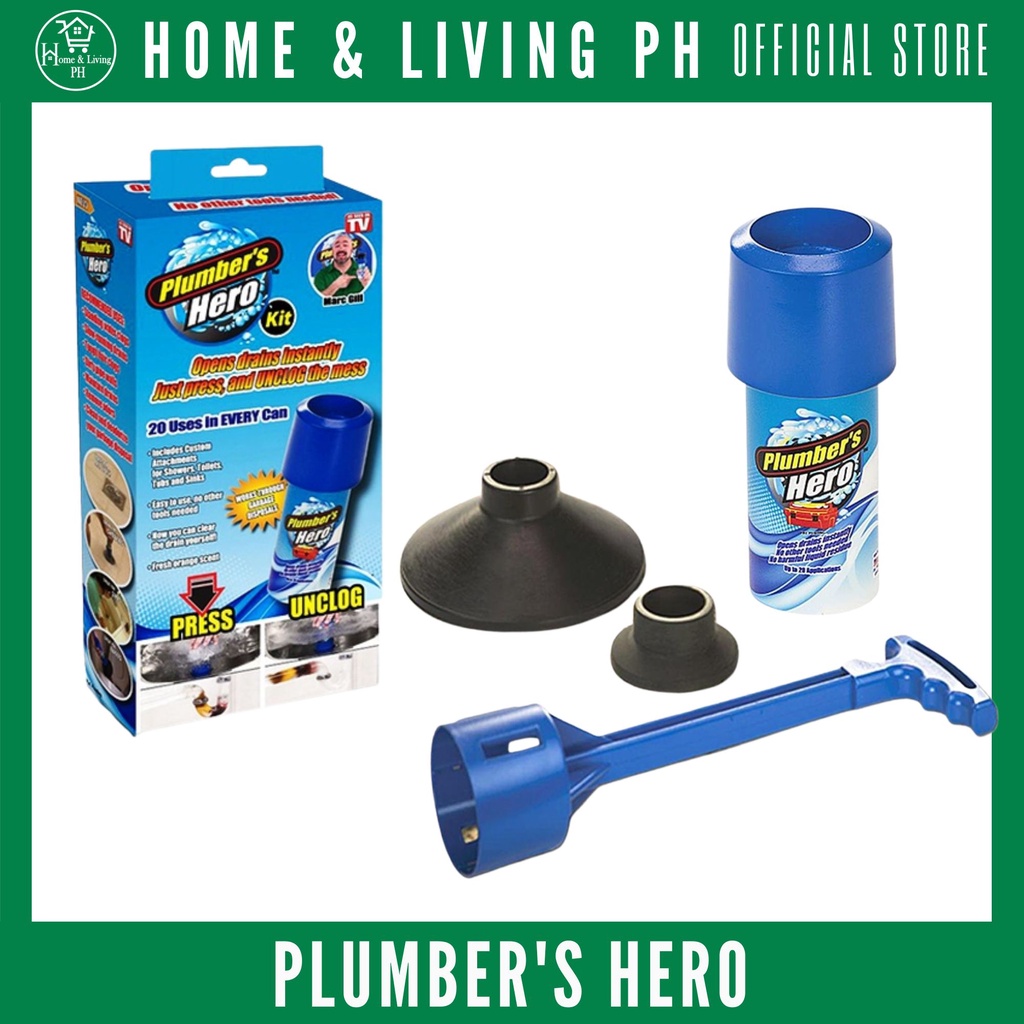 Plumber's Hero Kit - Unclog Drains Instantly