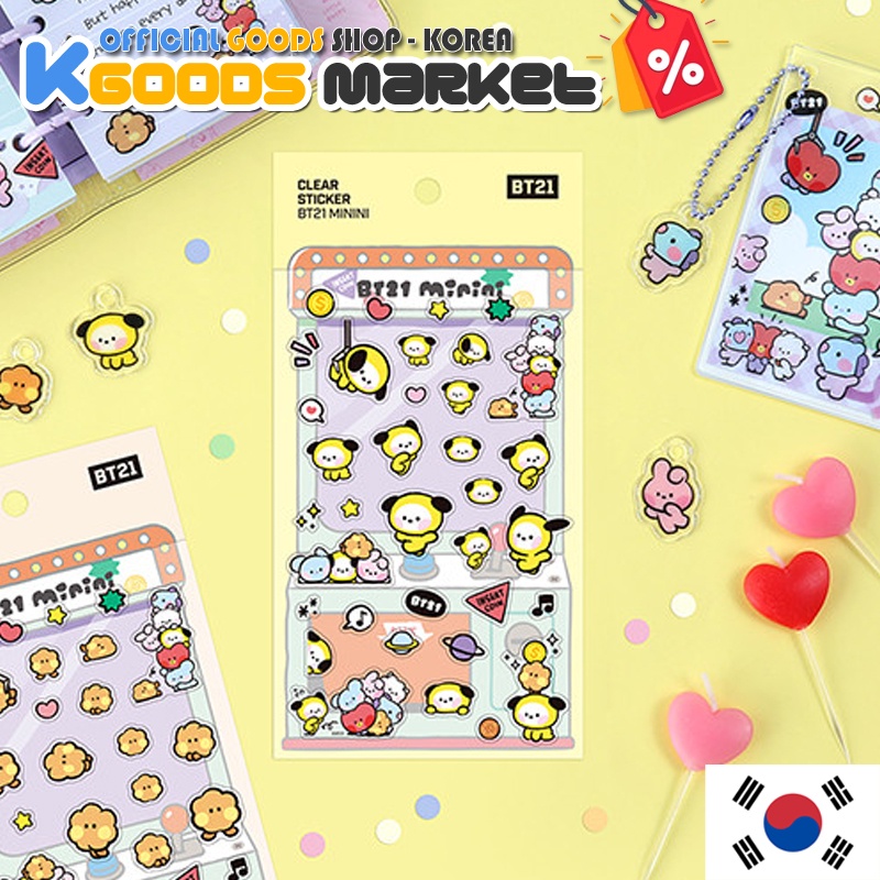 BT21 Minini Clear Sticker Monopoly Official Goods | Shopee Philippines