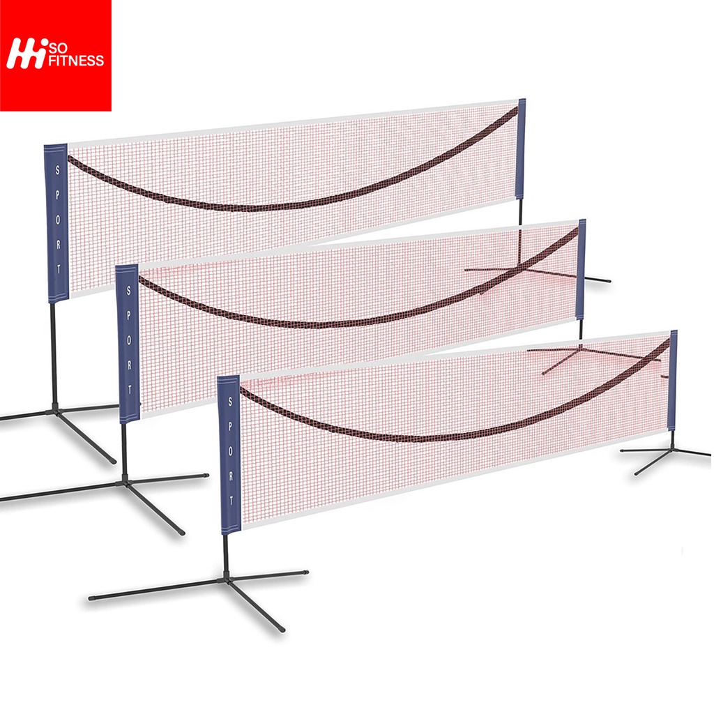 5.1M Badminton Net Badminton Set with Foldable Stand& Carry Bag