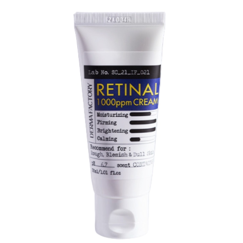 DERMA FACTORY Retinal 1000ppm Cream 1.01 fl.oz / 30ml (Expiry date