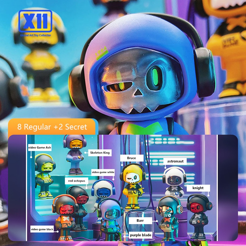 X11 TOYS MR.BONE Game Skeleton Hero Series MINI Blind Box (1/8) Action