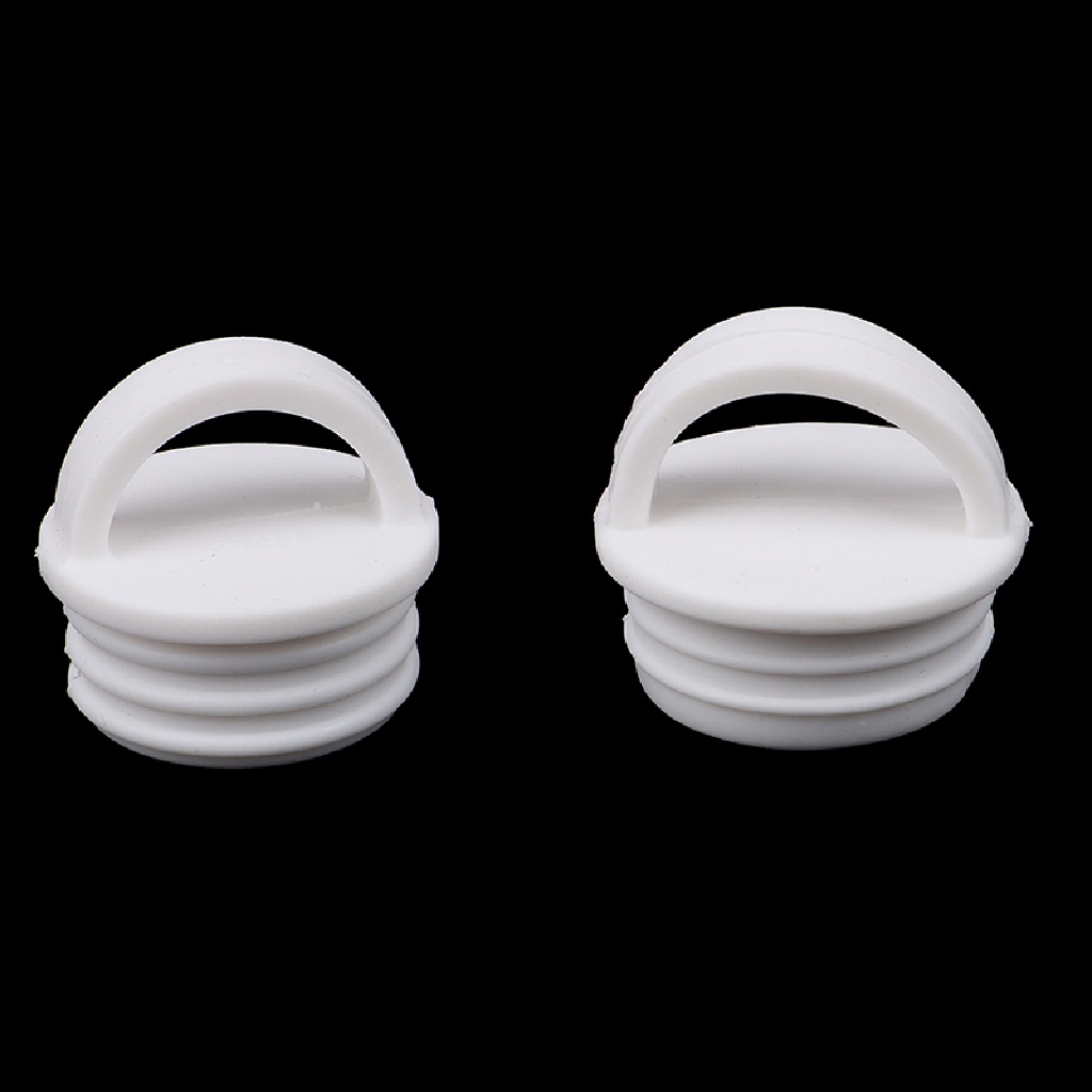 streng 5Pcs White Mop Bucket Drain Stopper Silicone Water Stopper Drain Plug Cover Waterdrop