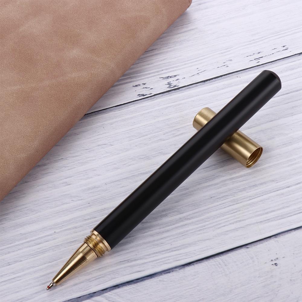 WADEES Brass Pen Smooth Fast Drying Metal Cap Ballpoint Office Supplies ...