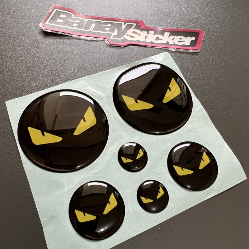 Fendi Logo Emblem STICKER AEROX NMAX STICKER Set Embossed | Shopee ...