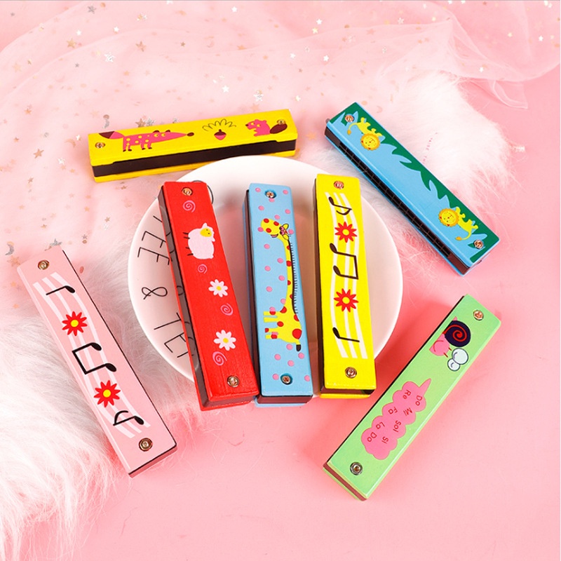 Frankfort Mouth Organ Toy Double Row Can Blow Steel Harmonica Children ...