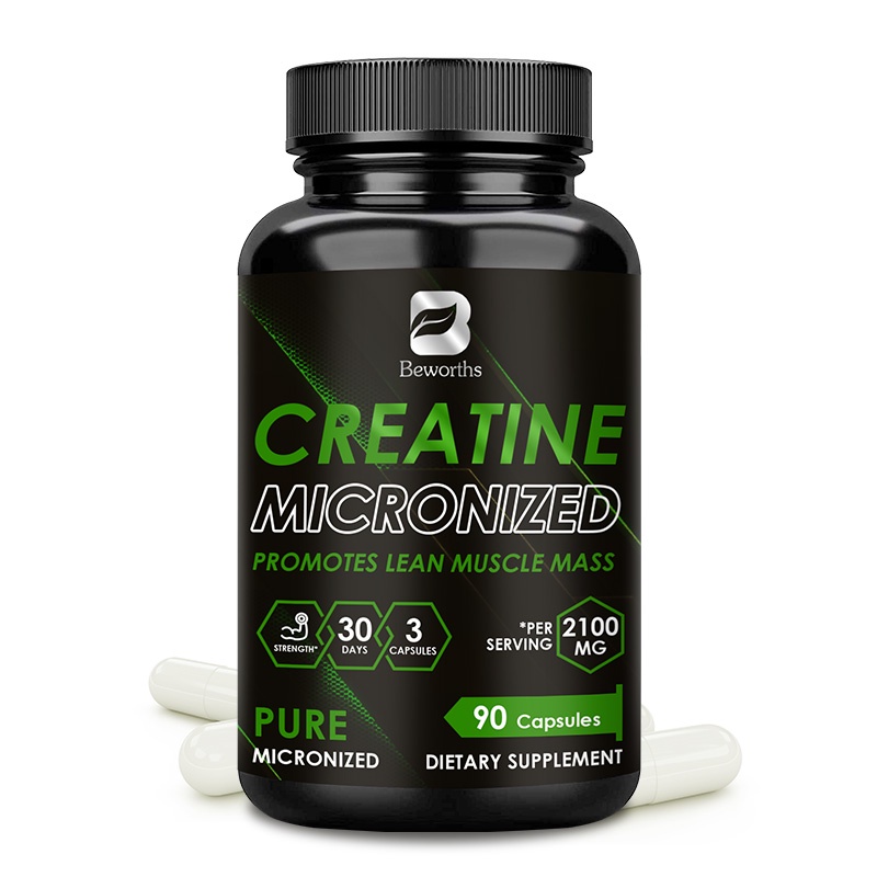 Beworths Creatine Monohydrate Capsules For Muscle Mass Strength And ...