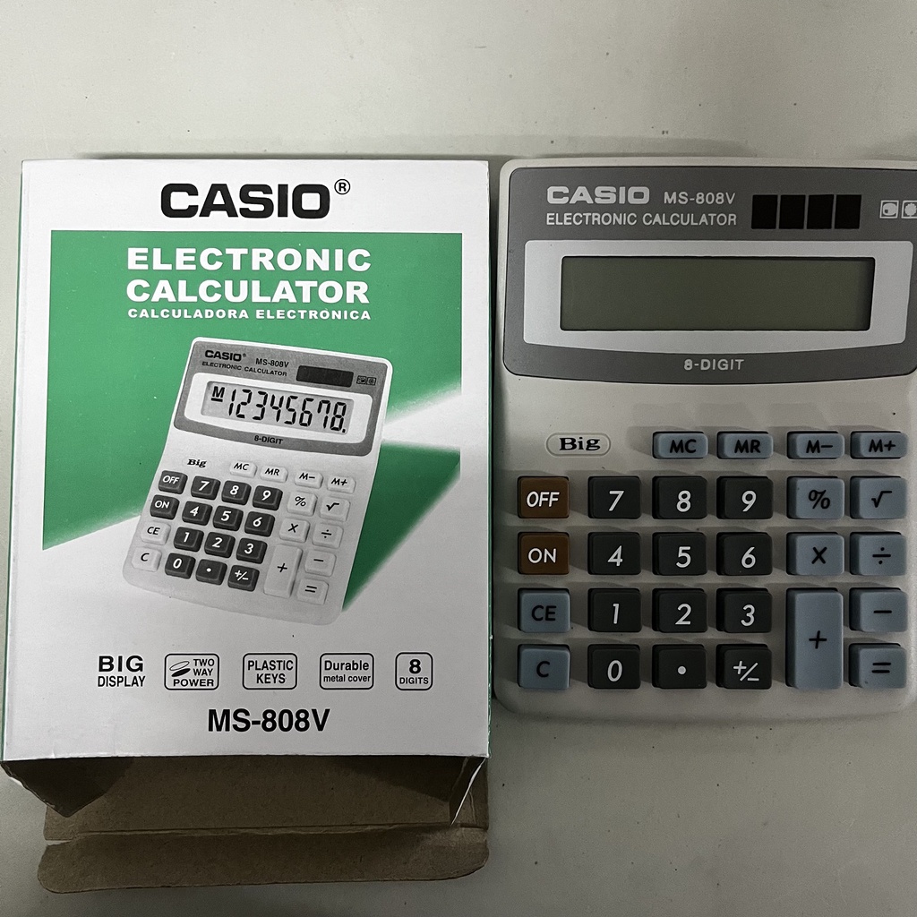 1pcs Casio MS808V Electronic Calculator Office Supplies accountant