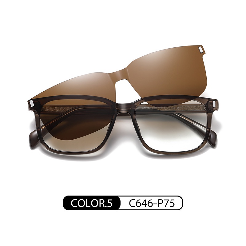 New 2 in 1 absorption polarizing sunglasses Artistic glasses