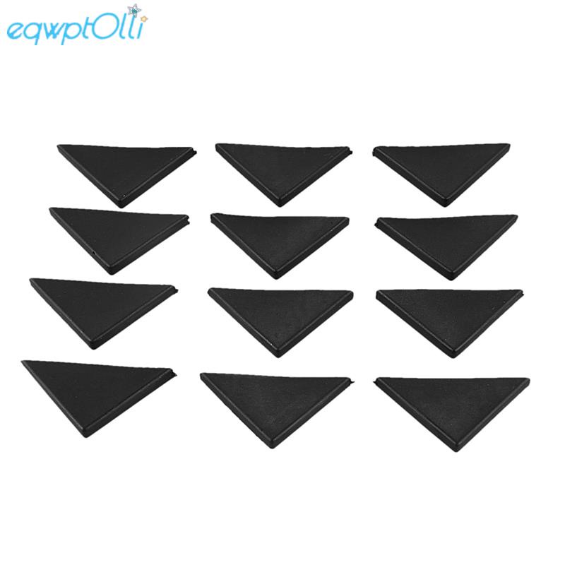 ^eQQ^ 12 Pc Shape Triplecornered Glass Table Corner Protector Cushion