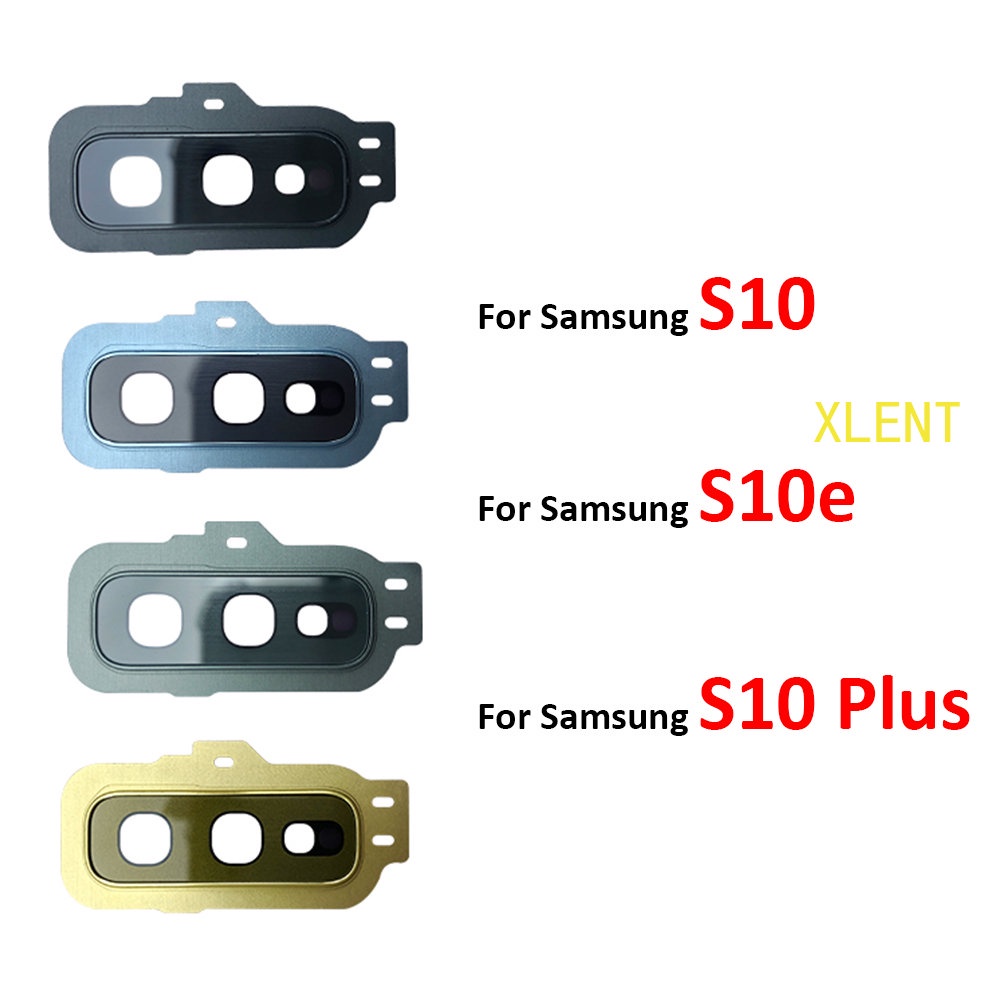 New Rear Camera Glass Lens Cover With Frame Holder with Sticker For