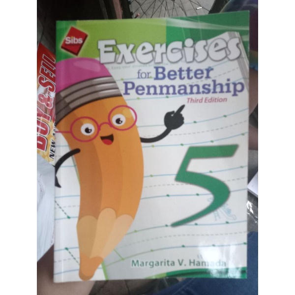 Exercises for Penmanship 5 (Third Edition) Secondhand | Shopee Philippines