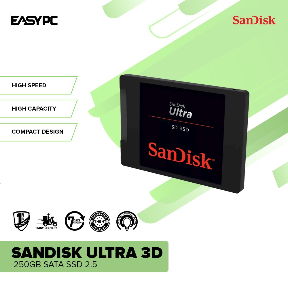 Sandisk ultra 3d hot sale ssd 250gb