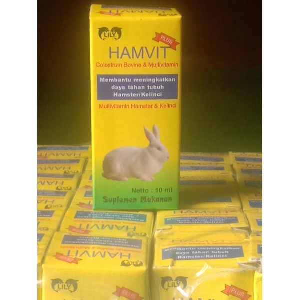 HAMVIT 10ML MULTIVITAMIN HAMSTER/GERBIL/RABBITS/MARMUT/PETS | Shopee ...