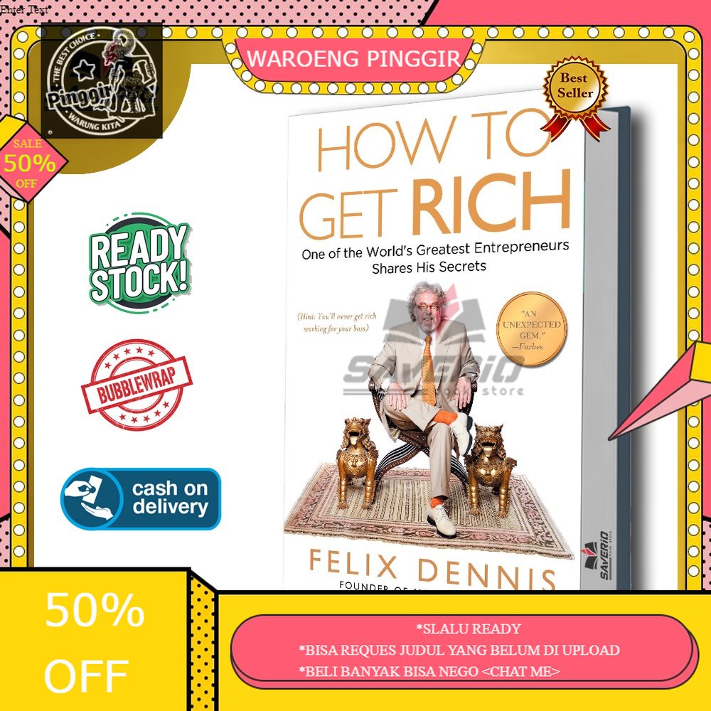 Book How To Get Rich By Felix Dennis Shopee Philippines