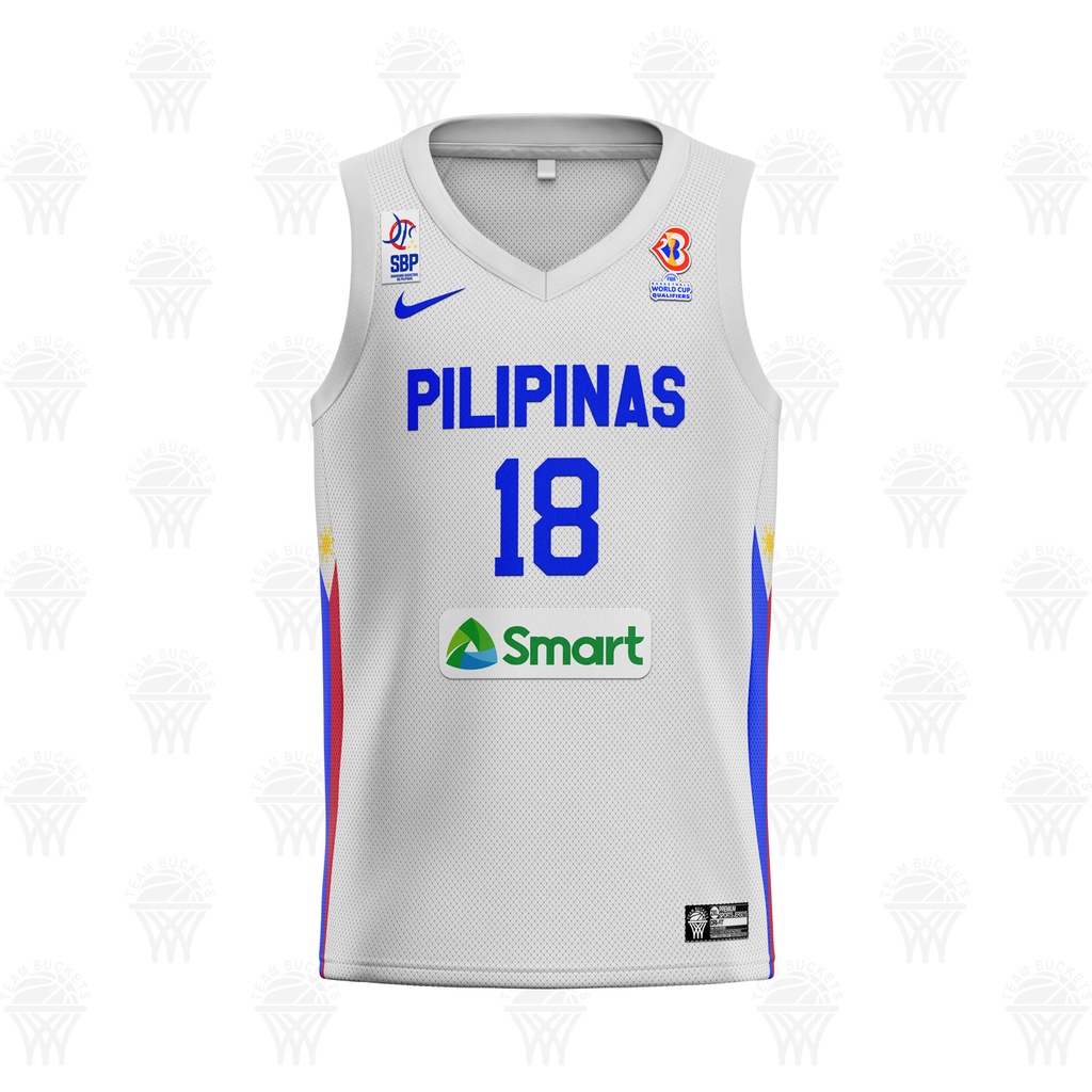 Shaun Geoffrey Geo Chiu Gilas Pilipinas Basketball Jersey FIBA World ...