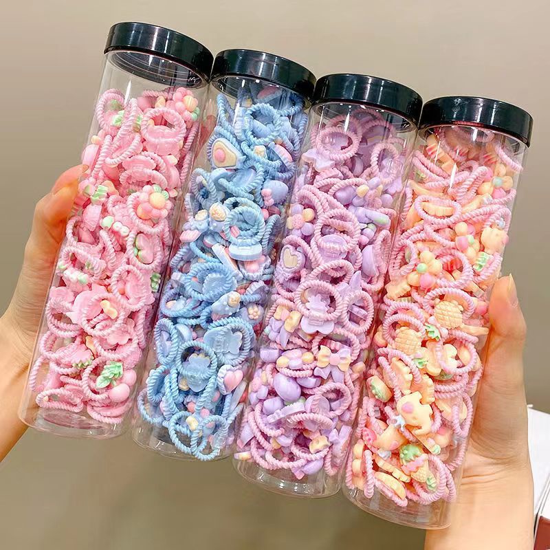 Korean Style Baby Elastic Rubber Hair Band Baby Cute Pony Tail for Kids