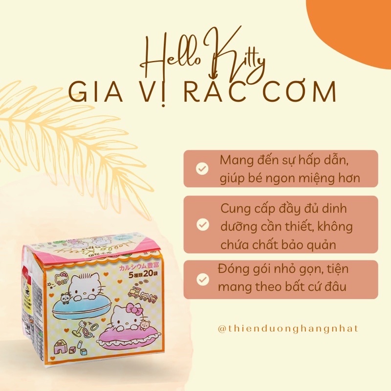 Hello KITTY JAPANESE RICE SPICES 5 flavors | Shopee Philippines