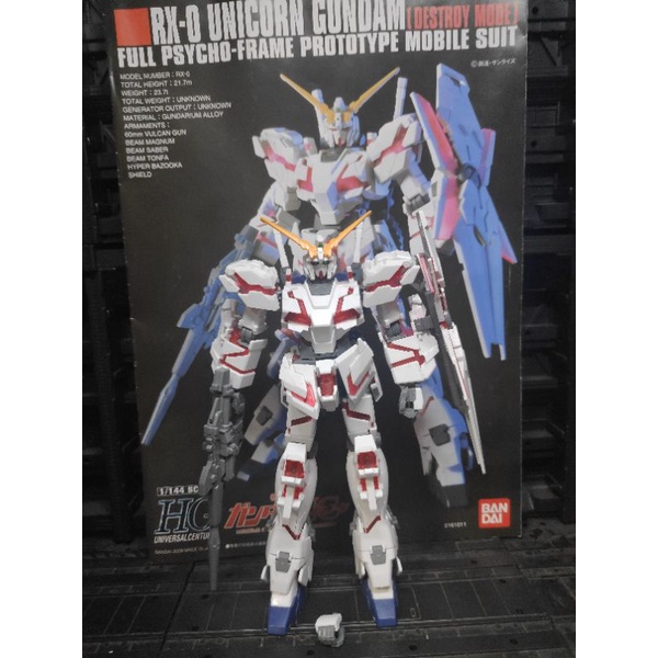 HG 1/144 RX-0 Unicorn Gundam D-MODE ANA Color Originale | Modellino Giapponese Importato
