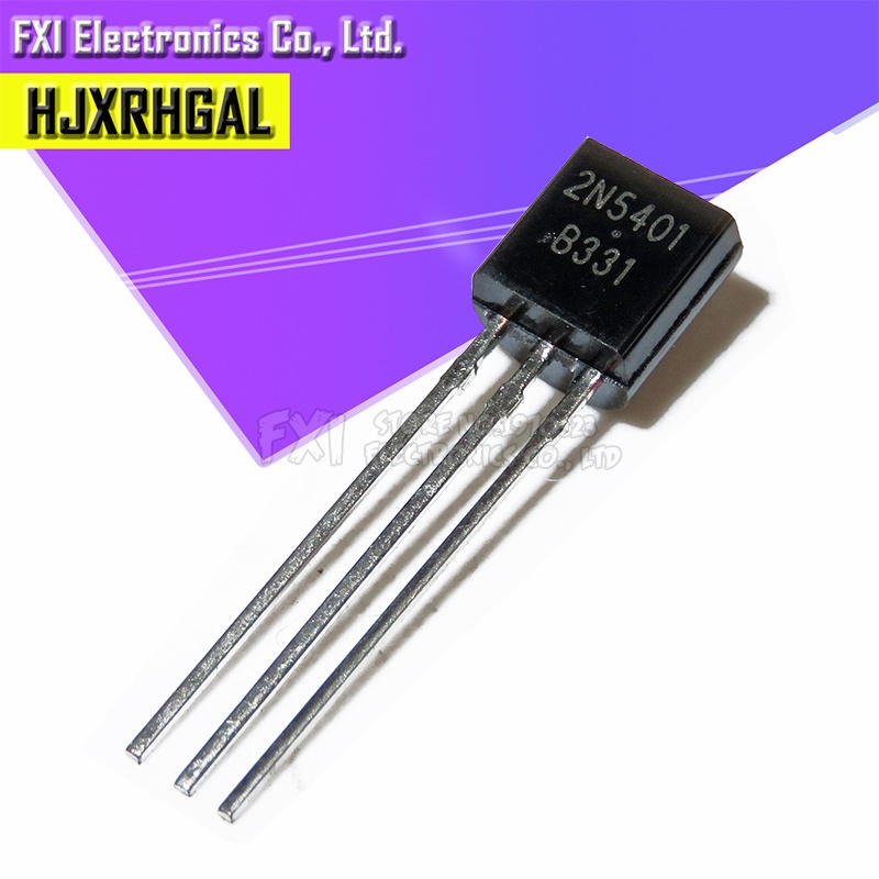 Lot De 2 Transistors 2N4058 TO-92 PNP - Courant Max 0.03A, Pour Circuits électroniques