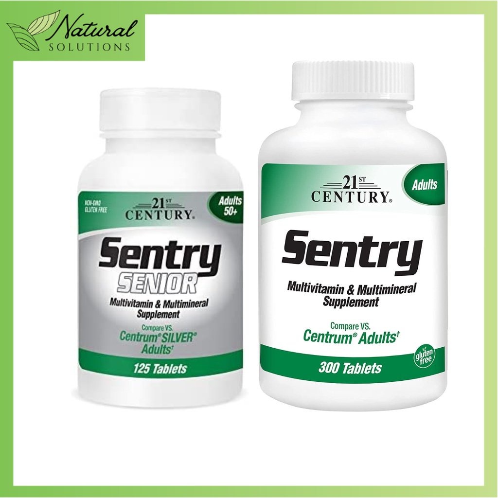 Natural Solutions Sentry Senior, Multivitamin & Multimineral