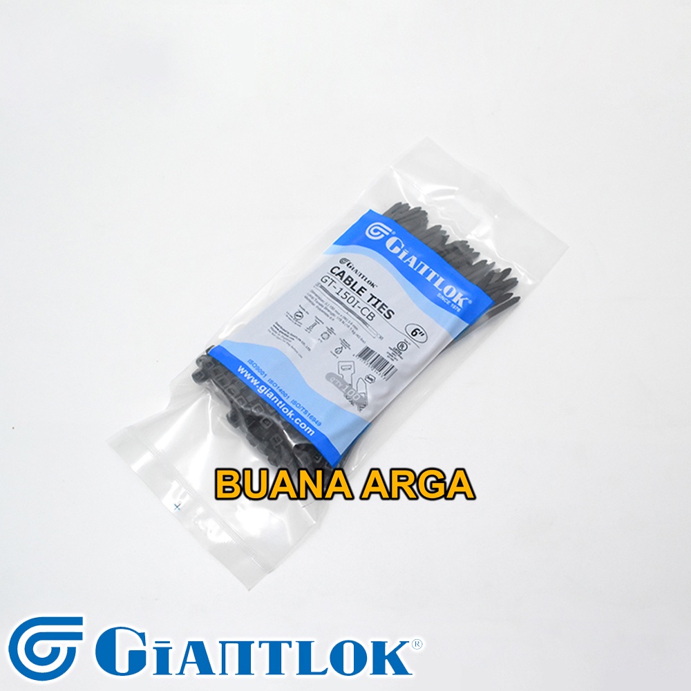 Giantlok Cable Ties FE 150 IC/MC Cable Zip Tie 150mm x 2.5mm/3.6mm