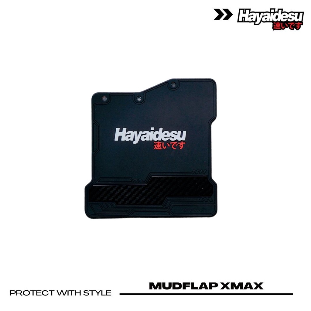 Mudflap Yamaha XMAX Accessories Hayaidesu Mud Retaining Variations