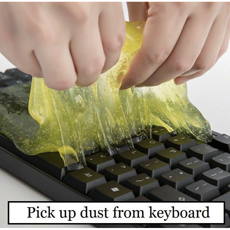 Keyboard Cleaning gel Magic Cleaning Mud Dusting Soft Rubber Car Home ...