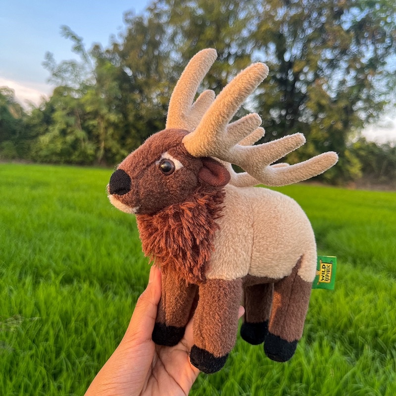 Elk Deer Doll Stuffed Animal By Wild Republic 