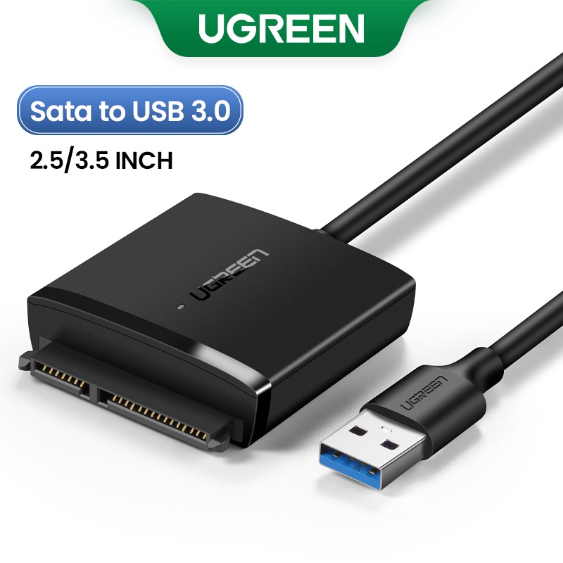 UGREEN SATA USB Adapter USB 3.0 2.0 to Sata 3 Cable Converter Cabo For 2.5 3.5 HDD SSD Disk Drive Sata to USB Adapter | Shopee Philippines