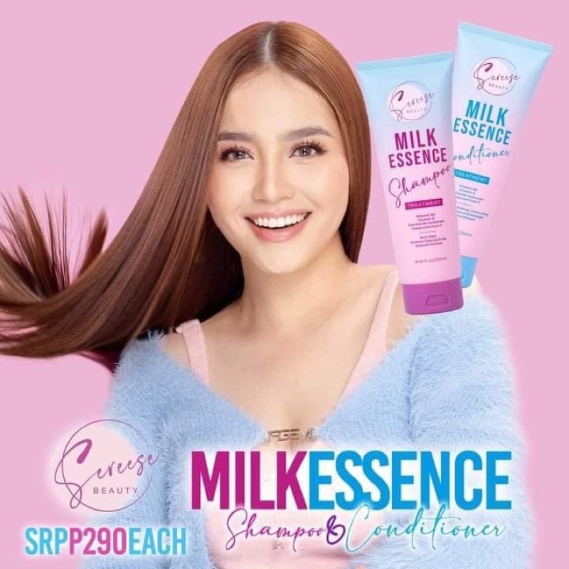 Sereese Beauty Milk Essence Hair Care Treatment Shampoo and Conditioner