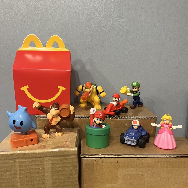 Super Mario McDonalds Toys (Super Mario Movie Happy Meal Toys) Shopee