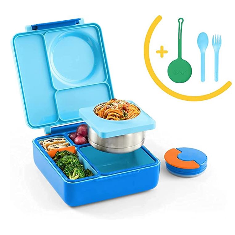 OmieBox Bento Box for Kids Insulated Bento Lunch Box with Leak Proof ...