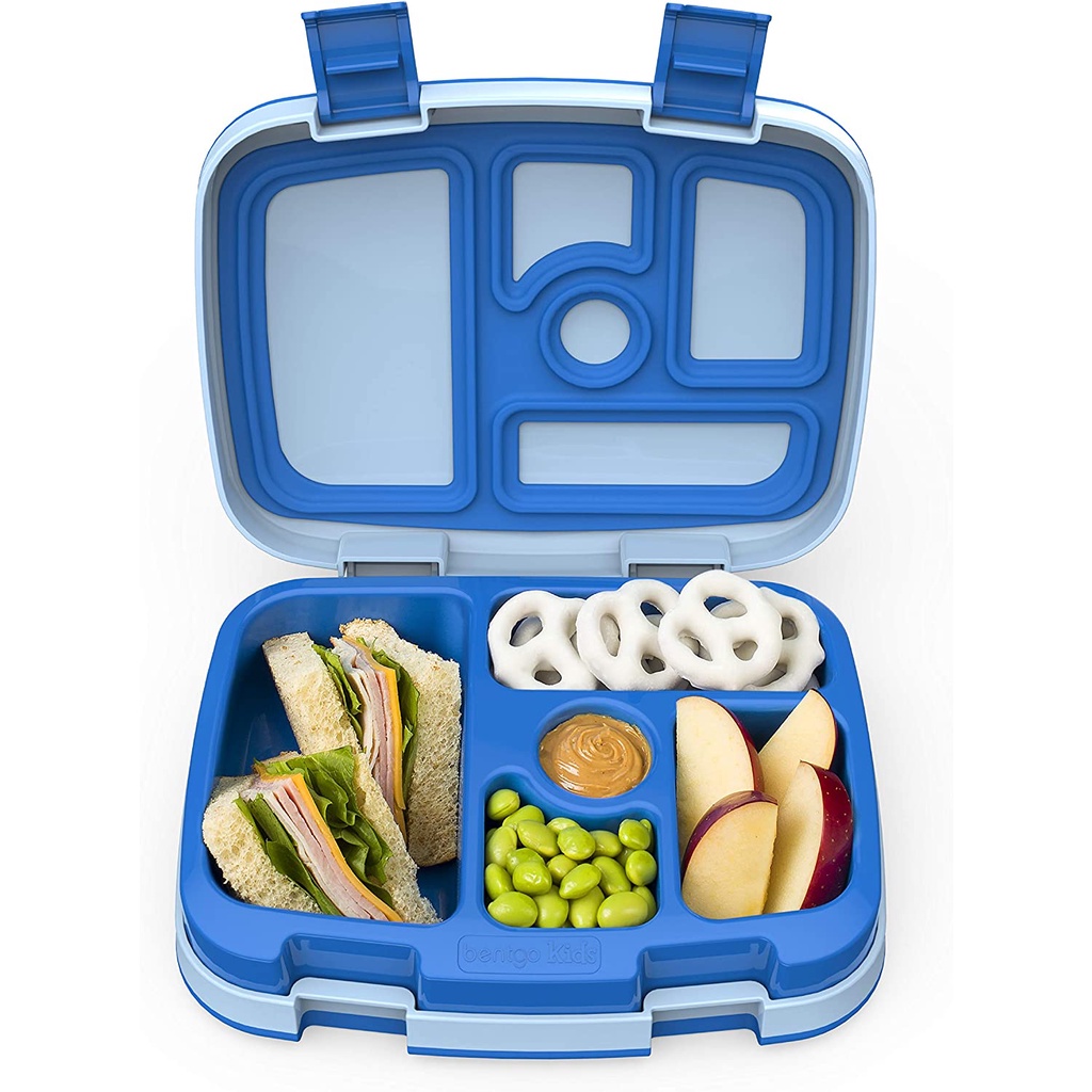 Bentgo Kids Leak-Proof, 5-Compartment Bento-Style Kids Lunch Box Ideal  Portion Sizes for Ages