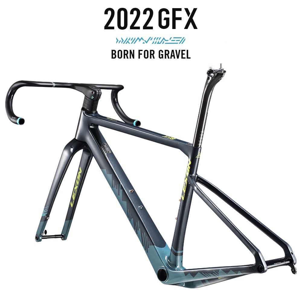 2023 Lexon GFX Carbon Gravel BikeFrame Disk Brake Gravel Frame Carbon