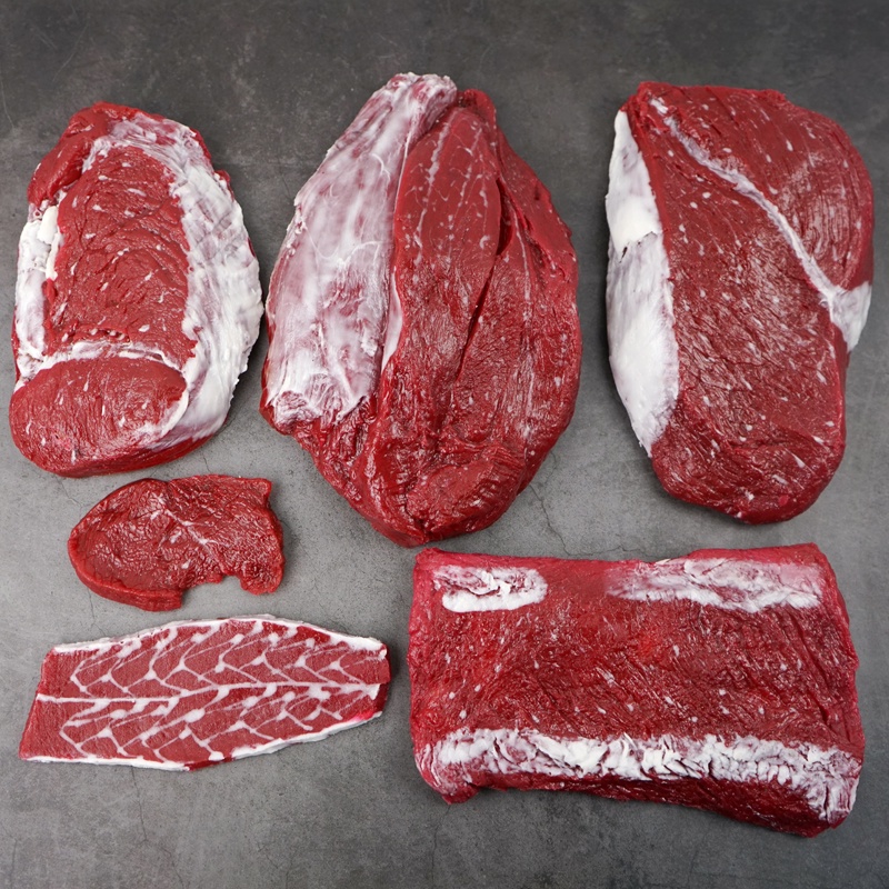 Simulation Beef Fresh Breast Raw Lower Leg Upper Brain Brisket Shoulder ...